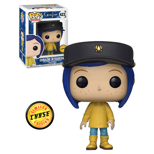 Funko POP! Animation Coraline #423 Coraline In Raincoat - Limited Edition Chase - New, Mint Condition
