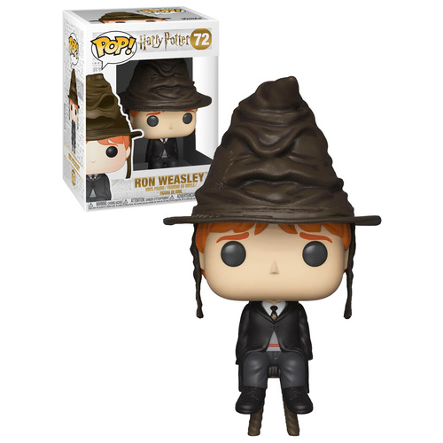 Funko POP! Harry Potter #72 Ron Weasley (With Sorting Hat) - New, Mint Condition
