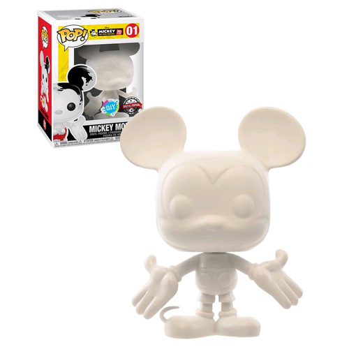Funko POP! Disney Mickey Mouse 90 Years #01 Mickey Mouse (DIY) - New, Mint Condition