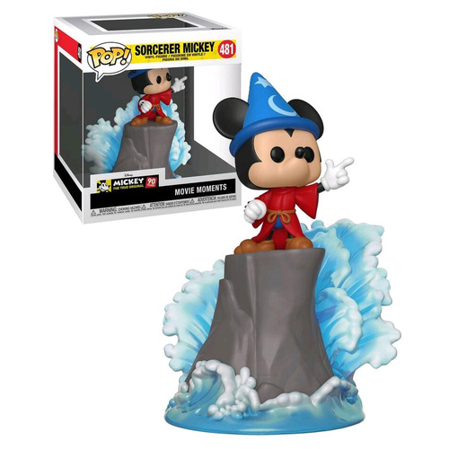 Funko POP! Movie Moments Disney Mickey Mouse 90 Years #481 Sorceror Mickey - New, Mint Condition