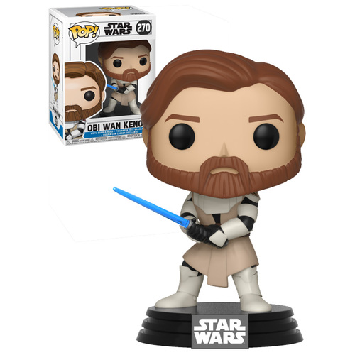 Funko POP! Star Wars The Clone Wars #270 Obi Wan Kenobi - New, Mint Condition