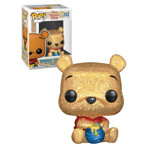 Funko POP! Disney #252 Winnie The Pooh (Glitter) - Diamond Collection - New, Mint Condition