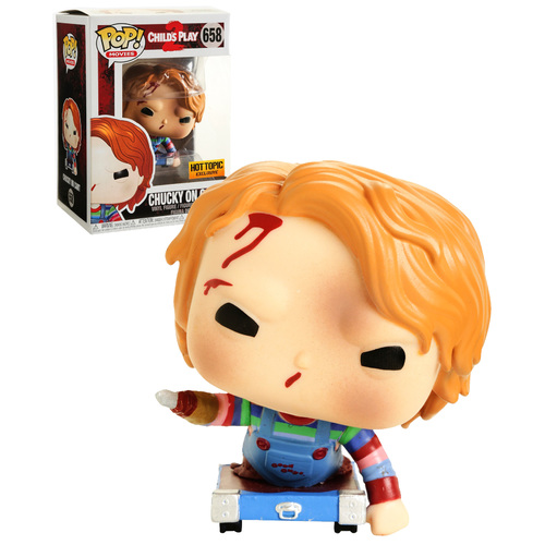 Funko Pop! Movies Child's Play 2 #658 Chucky On Cart - Hot Topic Exclusive Import - New, Mint Condition