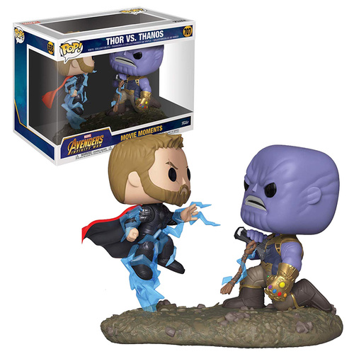 Funko POP! Movie Moments Marvel Avengers Infinity War #707 Thor Vs Thanos - New, Mint Condition