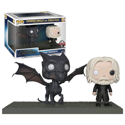 Funko POP! Movie Moments Fantastic Beasts The Crimes Of Grindelwald #30 Grindelwald And Thestral - New, Mint Condition