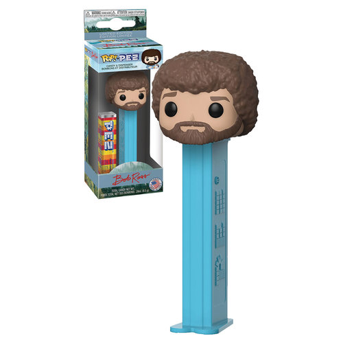 Funko POP! Pez Bob Ross (The Joy Of Painting) Limited Edition Candy & Dispenser - New, Mint Condition