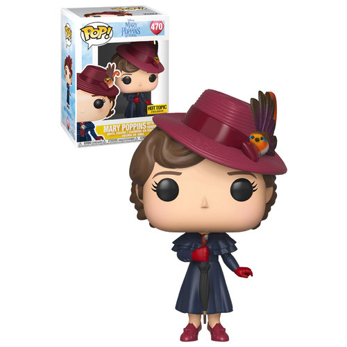 Funko Pop! Disney Mary Poppins Returns #470 Mary Poppins (With Umbrella) - Hot Topic Exclusive Import - New, Mint Condition