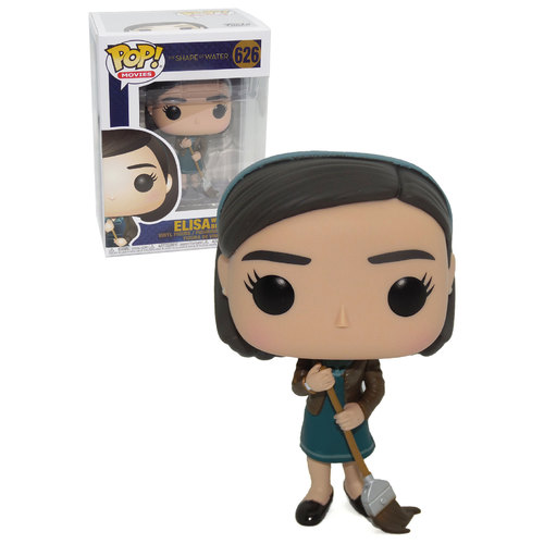Funko POP! Movies The Shape Of Water #626 Elisa With Broom - New, Mint Condition