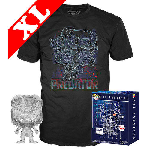 Funko Pop! Tees #620 The Predator POP! Vinyl & T-Shirt Box Set - Exclusive Import - New, Mint [Size: XL]