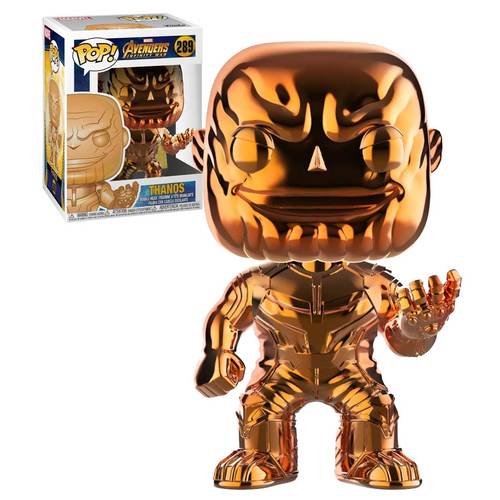 Funko POP! Marvel Avengers Infinity War #289 Thanos (Orange Chrome) - New, Mint Condition