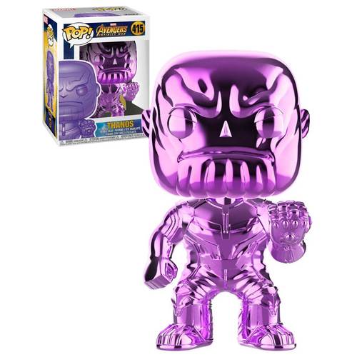 Funko POP! Marvel Avengers Infinity War #415 Thanos (Purple Chrome) - New, Mint Condition