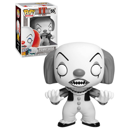 Funko POP! Movies 'IT' (2017) #55 Pennywise (Black & White Variant) - New, Mint Condition