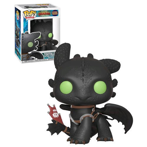 Funko POP! Movies DreamWorks How To Train Your Dragon #686 Toothless - New, Mint Condition
