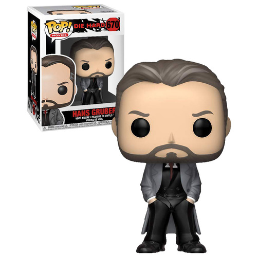 Funko POP! Movies Die Hard #670 Hans Gruber (Trenchcoat) - New, Mint Condition