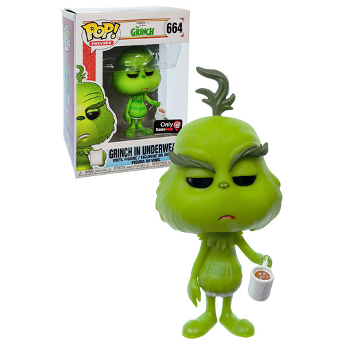 Funko POP! Movies Dr. Seuss The Grinch #664 The Grinch (In Underwear) - Gamestop Exclusive Import - New, Mint Condition