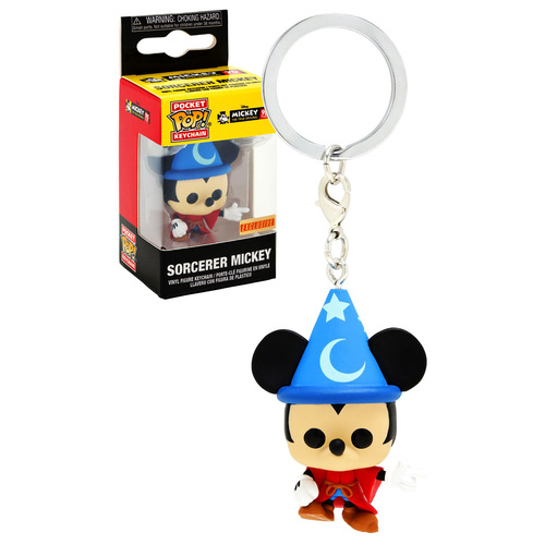 Funko POCKET POP! Keychain Disney Mickey 90 Years - Sorceror Mickey - Box Lunch Exclusive - New, Mint Condition