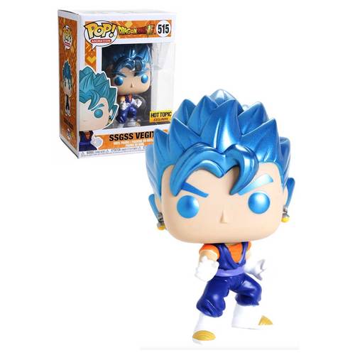 Funko POP! Animation Dragonball Super #515 SSGSS Vegito (Metallic) - Hot Topic Exclusive Import - New, Mint Condition