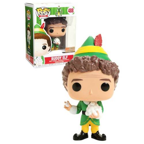 Funko POP! Movies Elf #488 Buddy Elf (With Snowballs) - Box Lunch Exclusive Import - New, Mint Condition