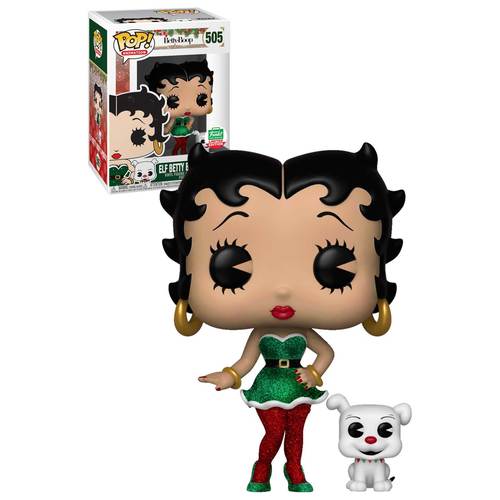 Funko POP! Animation Betty Boop #505 Elf Betty Boop & Pudgy - Funko Shop Limited Exclusive - New, Mint Condition