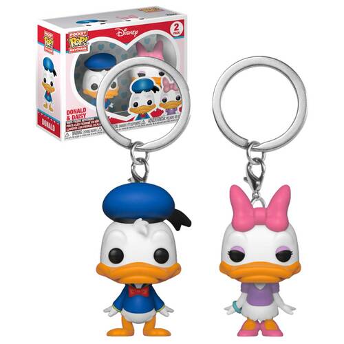 Funko POCKET POP! Keychain 2 Pack Disney - Donald And Daisy - New, Mint Condition