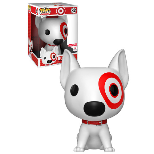 Funko POP! Ad Icons Target #32 Bullseye - 10" Super Sized Pop - Target Exclusive Import - New, Very Minor Damage