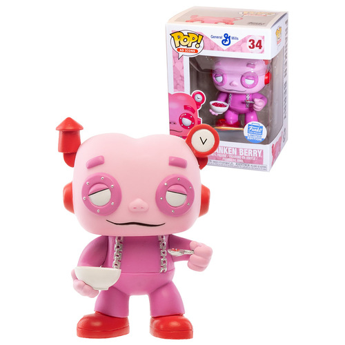 Funko POP! Ad Icons General Mills #34 Franken Berry (With Cereal) - Funko Shop Limited Exclusive - New, Very Minor Damage