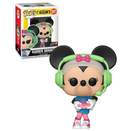 Funko POP! Disney Mickey Mouse 90 Years #507 Gamer Minnie - Gamestop Exclusive Import - New, Mint Condition