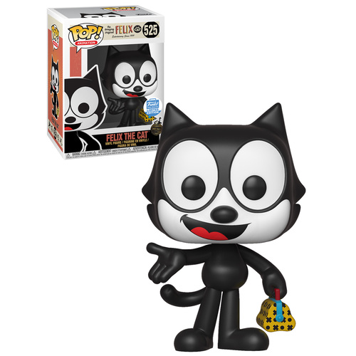 Funko POP! Animation Felix The Cat #525 Felix (With Bag) - Funko Shop Limited Edition Exclusive - New, Mint Condition