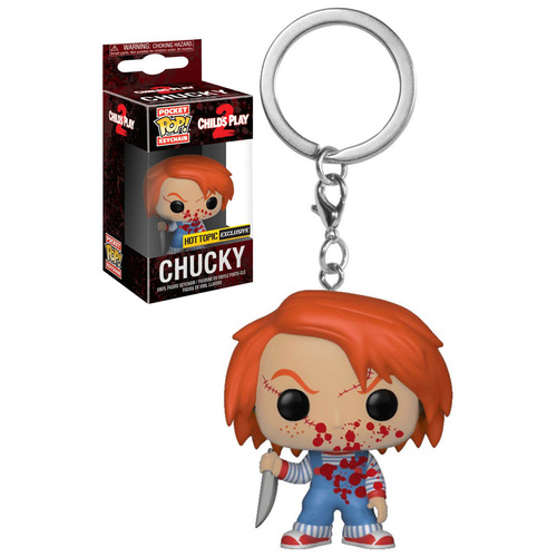 Funko POCKET POP! Keychain Child's Play 2 - Chucky (Bloody) - Hot Topic Exclusive - New, Mint Condition