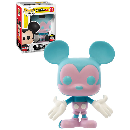 Funko POP! Disney #01 Mickey Mouse (Blue/Purple) - Funko Shop Limited Exclusive - New, Mint Condition