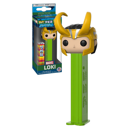 Funko POP! Pez Marvel Loki Limited Edition Candy & Dispenser - New, Mint Condition