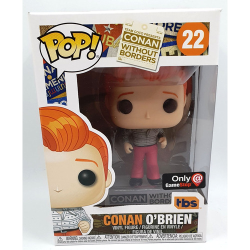 Funko POP! Conan Without Borders #22 Conan O'Brien (K-Pop Conan) - Gamestop Exclusive Import - New, Minor Box Damage