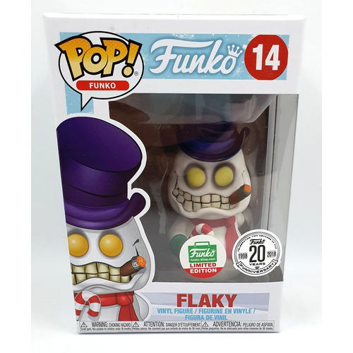 Funko POP! Fantastik Plastik #14 Flaky - Funko 20th Anniversary Limited Edition - New, Minor Box Damage