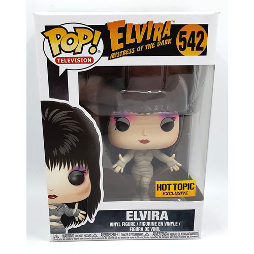 Funko POP! Television Elvira Mistress Of The Dark #542 Elvira (Mummy, Halloween) - Hot Topic Exclusive Import - New, Minor Box Damage