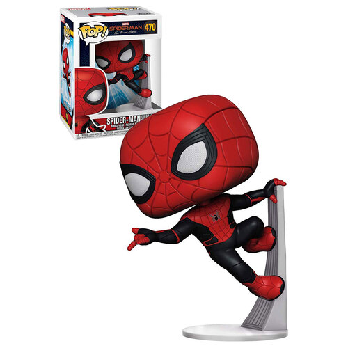 Funko POP! Marvel Spider-Man Far From Home #470 Spider-Man Upgraded Suit - New, Mint Condition