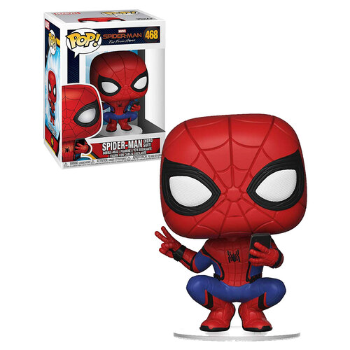 Funko POP! Marvel Spider-Man Far From Home #468 Spider-Man Selfie - New, Mint Condition