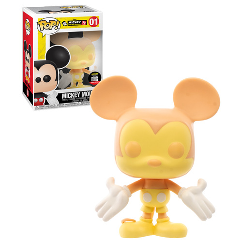 Funko POP! Disney #01 Mickey Mouse (Peaches & Cream) - Funko Shop Limited Exclusive - New, Mint Condition