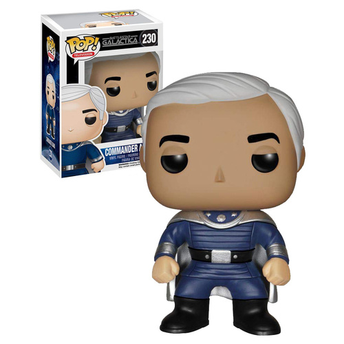 Funko POP! Television Battlestar Galactica #230 Commander Adama - New, Mint Condition Vaulted