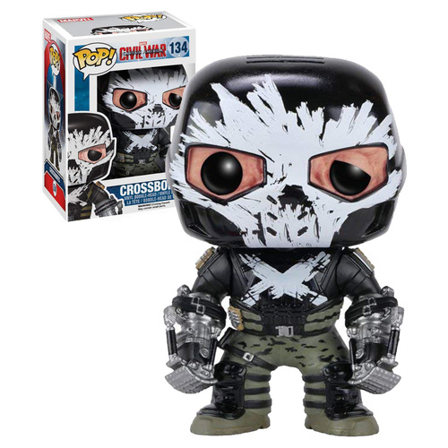 Funko POP! Marvel Captain America Civil War #134 Crossbones - New, Mint Condition, Vaulted