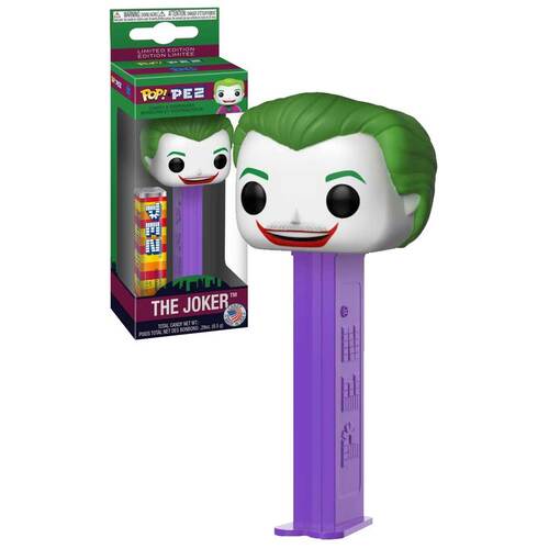Funko POP! Pez The Joker (DC Comics) Limited Edition Candy & Dispenser - New, Mint Condition