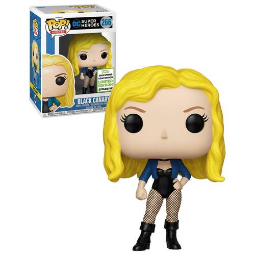 Funko POP! DC Super Heroes #266 Black Canary - 2019 Emerald City Comic Con (ECCC) Exclusive - New, Mint Condition