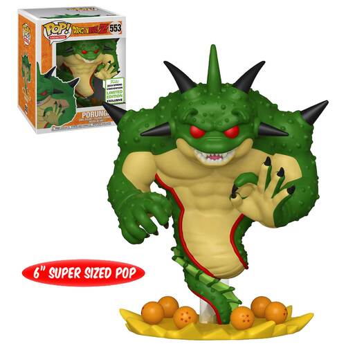 Funko POP! Animation Dragonball Z #553 Porunga Super Sized 6" 2019 Emerald City Comic Con (ECCC) Exclusive - New, Mint Condition