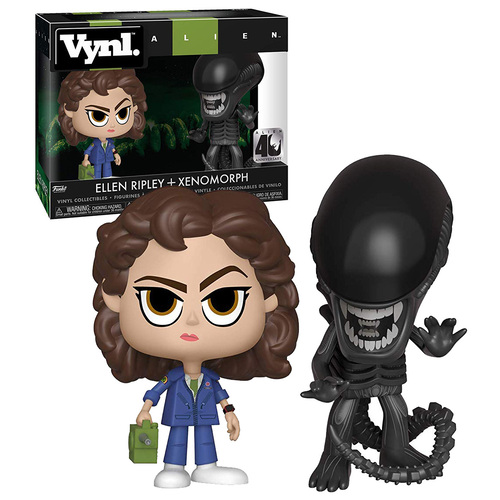 Funko Vynl. Alien 40th Anniversary 2 Pack Ripley + Xenomorph - New, Mint Condition