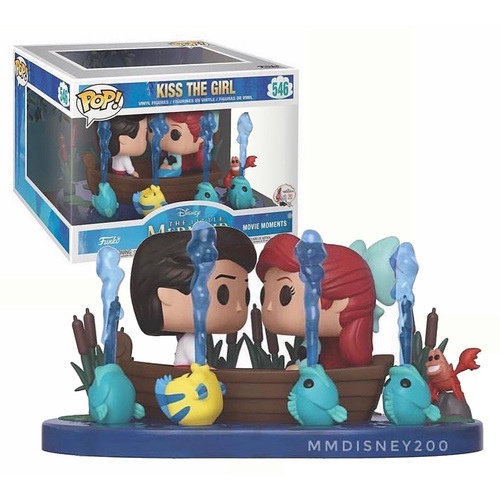 Funko POP! Movie Moments Disney The Little Mermaid #546 Kiss The Girl - New, Mint Condition