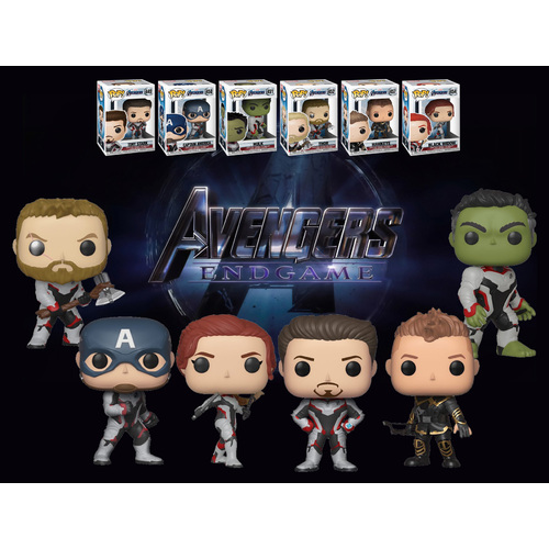 Funko POP! Marvel Avengers: Endgame OG Bundle (6 POPs) - New, Mint Condition