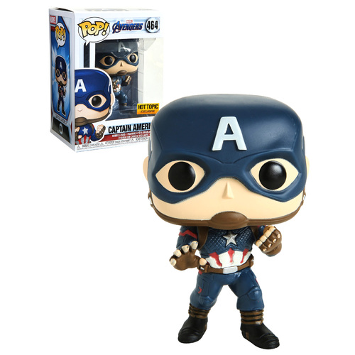 Funko POP! Marvel Avengers: Endgame #464 Captain America - Limited Hot Topic Exclusive - New, Mint Condition