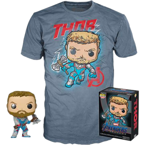 Funko POP! Collectors Box: Avengers Endgame Thor POP & T-Shirt Set - Exclusive Import - New, Mint Condition [Size: XXXL]
