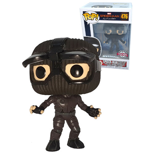 Funko POP! Marvel Spider-Man Far From Home #476 Stealth Suit (Goggles Up) - New, Mint Condition