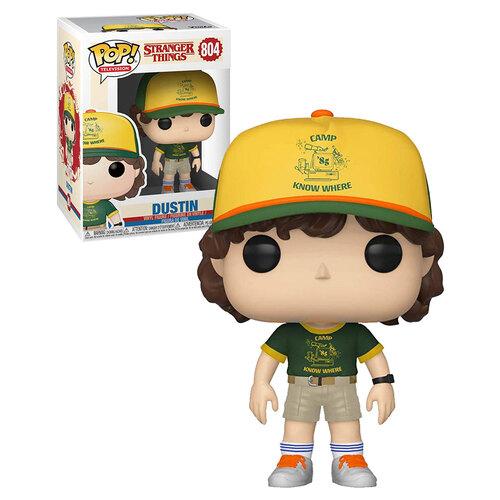 Funko POP! Television Netflix Stranger Things 3 #804 Dustin At Camp - New, Mint Condition