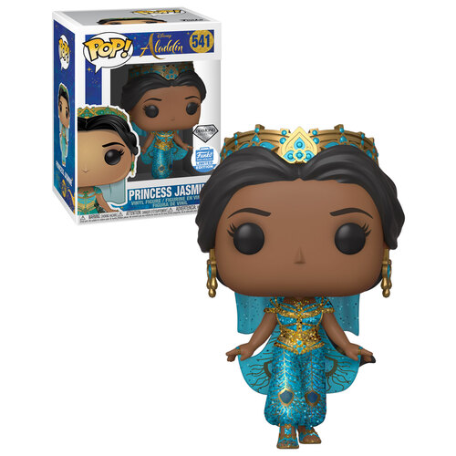 Funko POP! Disney Aladdin #541 Princess Jasmine (Diamond Collection  Glitter) - Funko Shop Limited Exclusive - New, Mint Condition